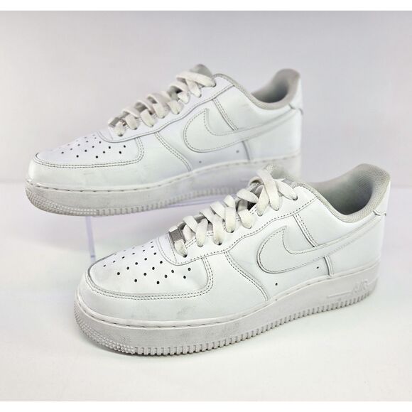 Nike Air Force 1 Low Triple White Men’s Size 9 CW2288-111 Used OG Box main image 8